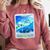 Frutiger Aero Skeuomorphism User Interface Nostalgia Premium Tri-Blend Comfort Colors Sweatshirt Orchid