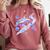 Frutiger Aero Y2K Chrome Dolphin Comfort Colors Sweatshirt Orchid Frutiger Aero Y2K Chrome Dolphin Comfort Colors Sweatshirt Orchid