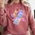 Frutiger Aero Y2K Chrome Phone Butterfly Comfort Colors Sweatshirt Orchid Frutiger Aero Y2K Chrome Phone Butterfly Comfort Colors Sweatshirt Orchid