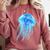 Frutiger Aero Y2K Jellyfish Comfort Colors Sweatshirt Orchid