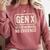 Gen X Lots Of Memories No Evidence Retro Nostalgia Comfort Colors Sweatshirt Orchid