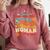 The Girl With The Books Became The Woman Writing Them Comfort Colors Sweatshirt Orchid