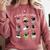 God Says I Am Cat Book Lover Christian Cute Jesus Girls Kids Comfort Colors Sweatshirt Orchid