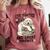 Great Pyrenees Dog Breed Life Is Better With Books And Great Comfort Colors Sweatshirt Orchid