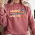 Groovy Like The 60s Aesthetic Nostalgia 1960's Retro Comfort Colors Sweatshirt Orchid