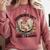 Groundhog Day Librarian Book Lover Reader Library Comfort Colors Sweatshirt Orchid