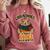 Groundhogs Prefer Books Over Winter February Comfort Colors Sweatshirt Orchid