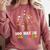 Happy 100 Days In The Books Reading Celebration Graphic Tees Comfort Colors Sweatshirt Orchid
