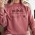 Home Stead School Grown Flowers Book Chicken Comfort Colors Sweatshirt Orchid