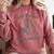 Hot Girls Read Books Bookish Booklover Christmas Comfort Colors Sweatshirt Orchid