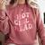 Hot Girls Read Cute Book Lover Reading Club Comfort Colors Sweatshirt Orchid