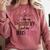 Iced Coffee & Reading Smut Books Girly Spicy Novels Comfort Colors Sweatshirt Orchid
