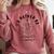 I’d Rather Be Reading Minimal Book Lover Arch Comfort Colors Sweatshirt Orchid