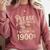 I'm From The 1900s Old Humor Boomer Dad Father's Day Comfort Colors Sweatshirt Orchid