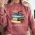 I'm With The Banned Read Banned Books Bookworm Men Women Comfort Colors Sweatshirt Orchid