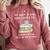 I'm Just a Girl Who Loves To Drink Coffee And Read Books Comfort Colors Sweatshirt Orchid