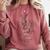 I'm Late I'm Late Rabbit From Alice Wonderland Book Comfort Colors Sweatshirt Orchid