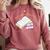 I'm In A Really Good Place In My Book Not Mentally Comfort Colors Sweatshirt Orchid