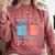 I'm So Glad We'Re On The Same Page Book Lover Writer Comfort Colors Sweatshirt Orchid