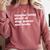 Imagine Being Afraid Of Drag Queens And Books Classic Comfort Colors Sweatshirt Orchid