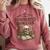 Introverted Book Club Member Anti Social Reader Comfort Colors Sweatshirt Orchid