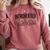 Introverted But Well-Read Book Lover Comfort Colors Sweatshirt Orchid