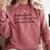 Introverted But Willing To Discuss Books Comfort Colors Sweatshirt Orchid
