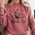 Introverted But Willing To Discuss Cats And Books Comfort Colors Sweatshirt Orchid