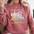 Its A Good Day To Read A Book Cute Pig & Elephant Adventure Comfort Colors Sweatshirt Orchid
