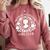 Jane Austen Pride And Prejudice And Mr Darcy Book Lovers Comfort Colors Sweatshirt Orchid