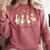 Just A Bookish Goose Goose Book LoverSilly Goose Book Club Comfort Colors Sweatshirt Orchid