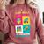 Just Built Different I'M From The 1900S Retro Comfort Colors Sweatshirt Orchid