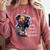 Just a Girl Who Loves Books Comfort Colors Sweatshirt Orchid