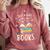 Just a Girl Who Loves Books Cute Book Lover Bookworm Comfort Colors Sweatshirt Orchid