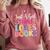 Just a Girl Who Loves Books Reader Girls Bookish Women Comfort Colors Sweatshirt Orchid