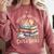Just A Girl Who Loves Cats And Books Reading Librarian Comfort Colors Sweatshirt Orchid