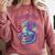 Just a Girl Who Loves Dragons And Books Comfort Colors Sweatshirt Orchid