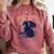 Just a Girl Who Loves Dragons And Books Fantasy Comfort Colors Sweatshirt Orchid