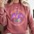 Just A Girl Who Loves Dragons And Books Fantasy Dragon Comfort Colors Sweatshirt Orchid