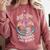 Just A Girl Who Loves Dragons And Books Fantasy Reader Comfort Colors Sweatshirt Orchid