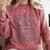 Just One More Chapter Blue Book Lover Reading Quote Comfort Colors Sweatshirt Orchid