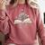 Just One More Chapter Floral Book Wildflower Aesthetic Art Comfort Colors Sweatshirt Orchid