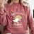 Just One More Chapter I Read Past My Bedtime Cat Book Lover Comfort Colors Sweatshirt Orchid