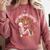 Just One More Chapter Skeleton Reading Cozy Books Comfort Colors Sweatshirt Orchid Just One More Chapter Skeleton Reading Cozy Books Comfort Colors Sweatshirt Orchid