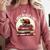 I Just Really Like Turtles And Books OK Turtle Reading Comfort Colors Sweatshirt Orchid