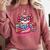 Kawaii Axolotl Readsolotl Book Lover Reading Bookworm Girls Comfort Colors Sweatshirt Orchid