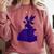 Kawaii Fairy Bookish Book Lover Library Read Comfort Colors Sweatshirt Orchid