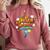 Kids Ka-Blam 7 Year Old Boys 7th Birthday Comic Book Super Hero Comfort Colors Sweatshirt Orchid