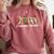 If You Know You Know 6 7 Six Seven Meme Floral Book Lover Comfort Colors Sweatshirt Orchid