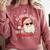 He Knows What You'Ve Been Reading Book Lover Women Santa Comfort Colors Sweatshirt Orchid He Knows What You'Ve Been Reading Book Lover Women Santa Comfort Colors Sweatshirt Orchid